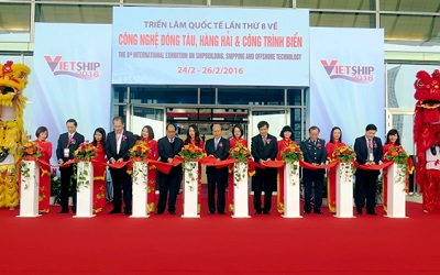 Khai mạc triển lãm quốc tế lần thứ 8 về công nghệ đóng tàu, hàng hải và công trình biển (Vietship 2016)